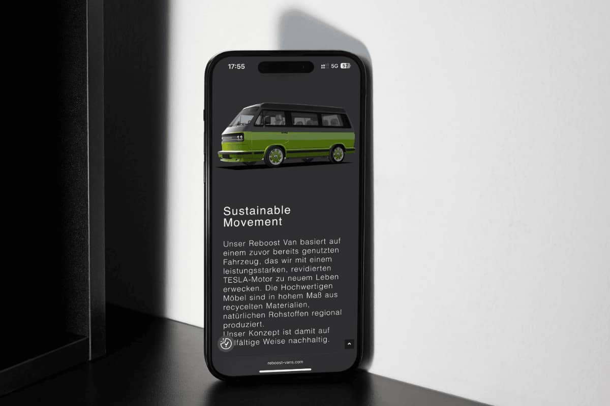 Tomke Fertig Brand Design, Logodesign: Reboost Vans